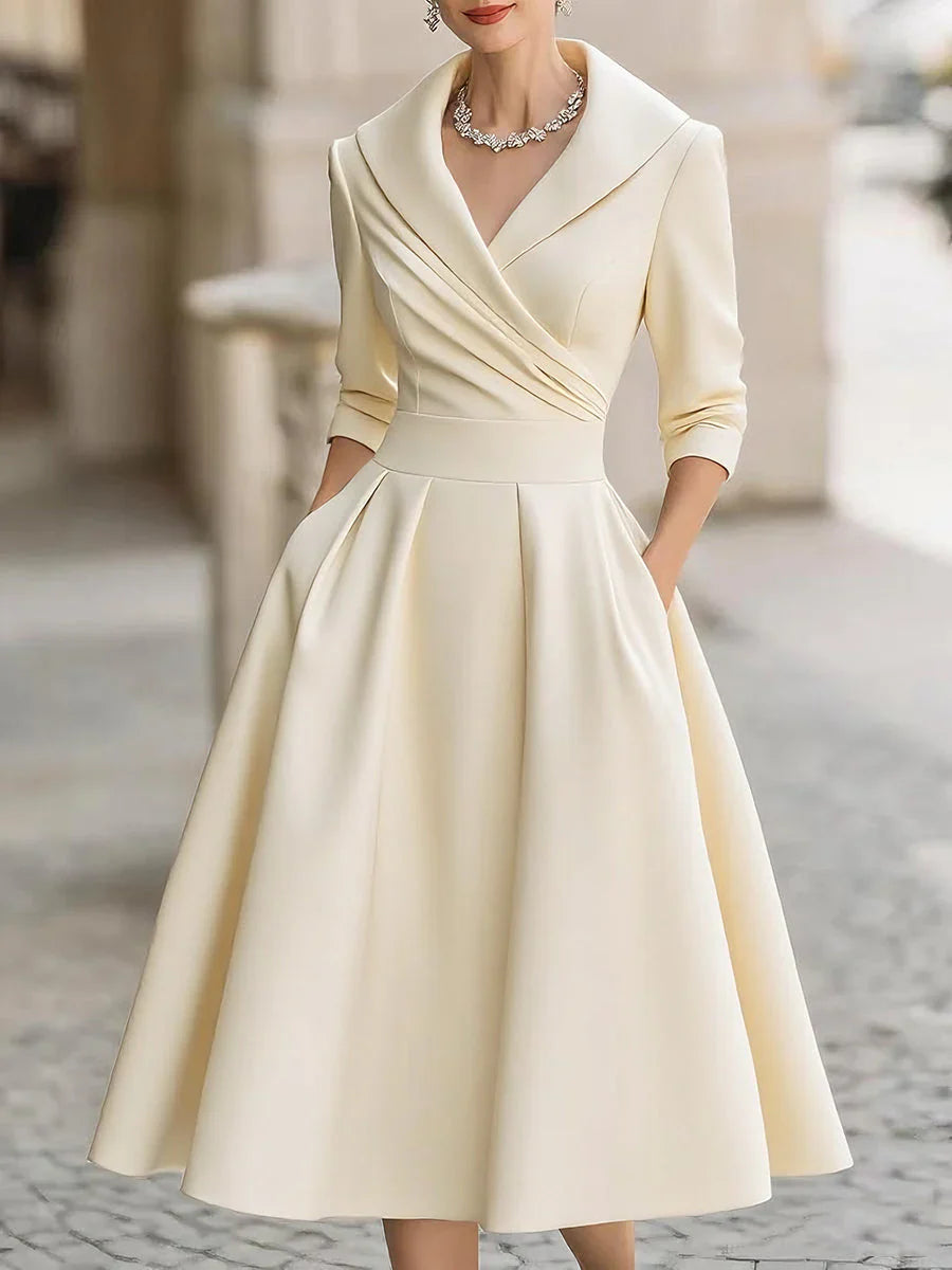 Reece – Elegancka Sukienka w Stylu Vintage dla Kobiet