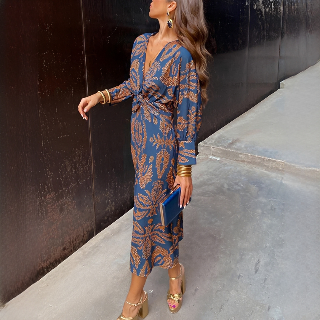 Elsie - Stylowa sukienka maxi