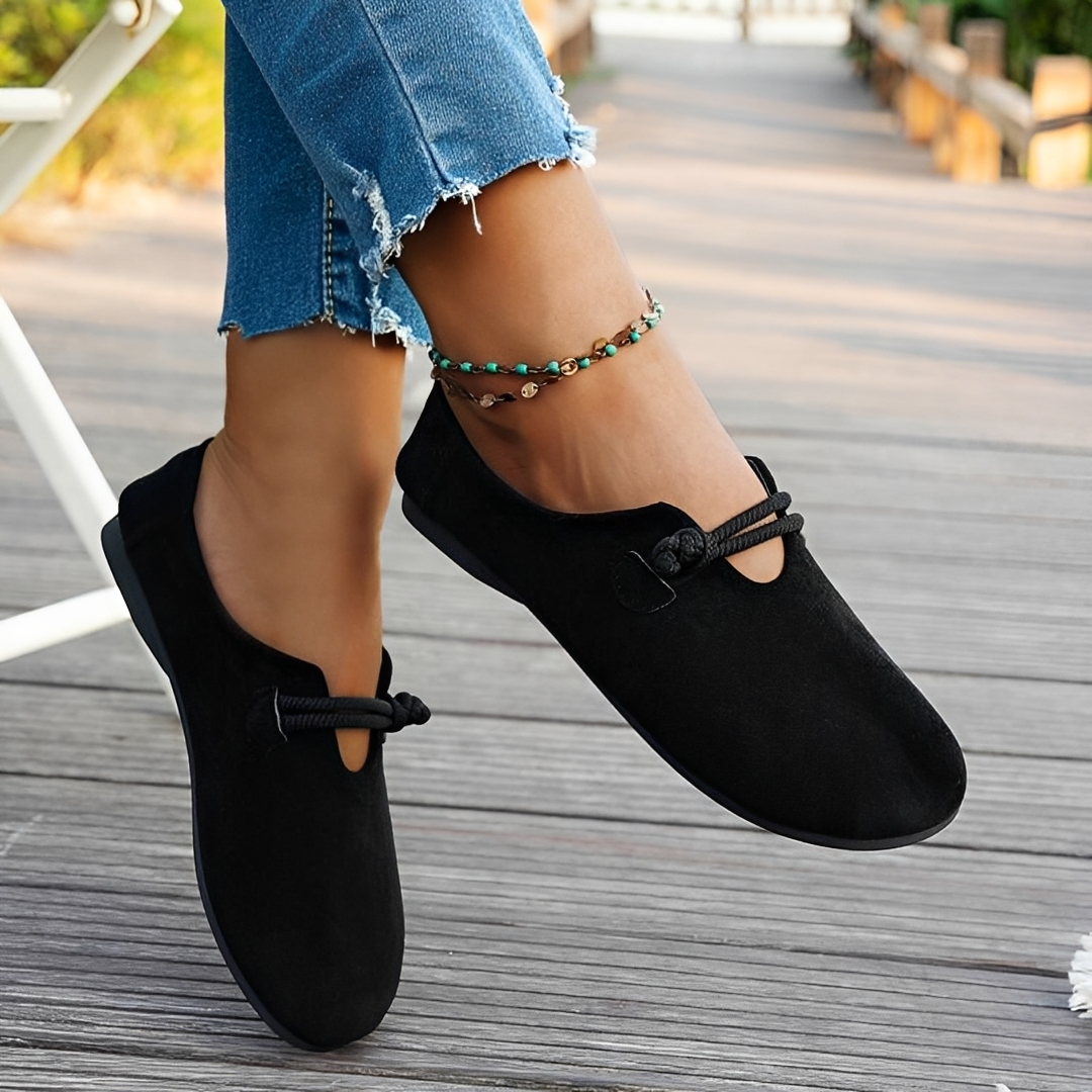 Marjorie - Wygodne Buty z Okrągłym Noskiem