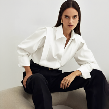 Cecile - Elegancka oversize'owa koszula