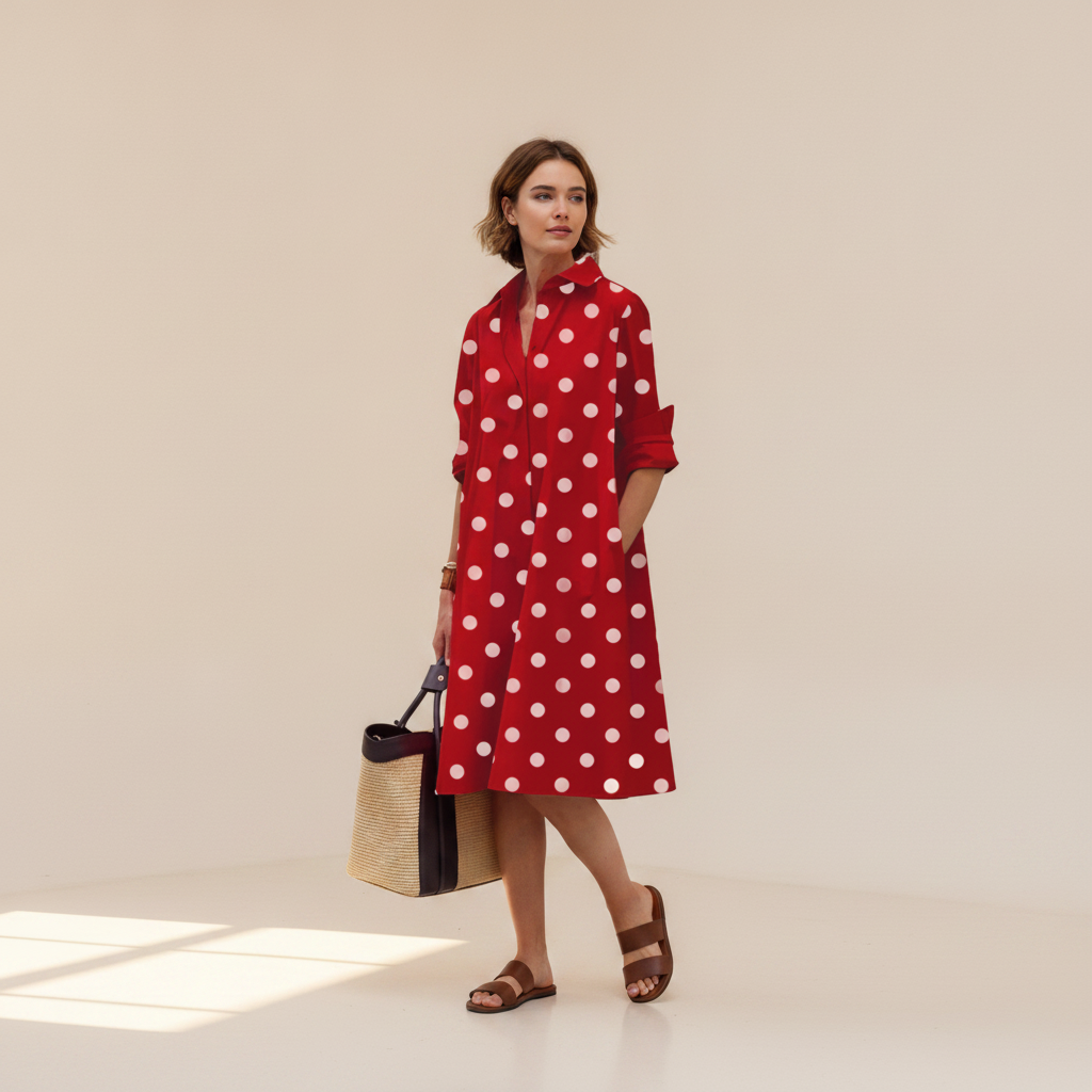 Gameela - Elegancka Swobodna Sukienka