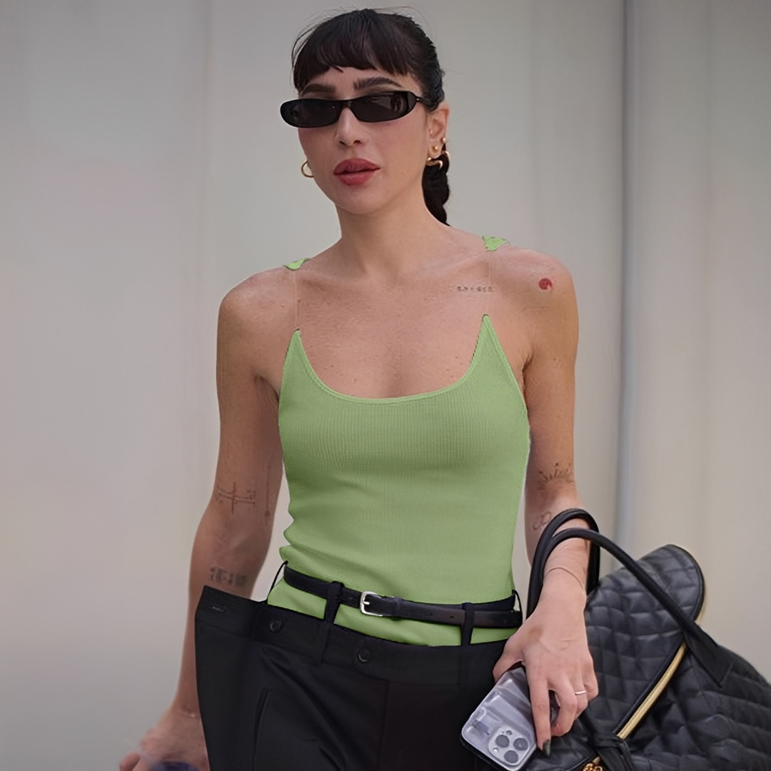 Maisie - Stylowy Top na Ramiączkach
