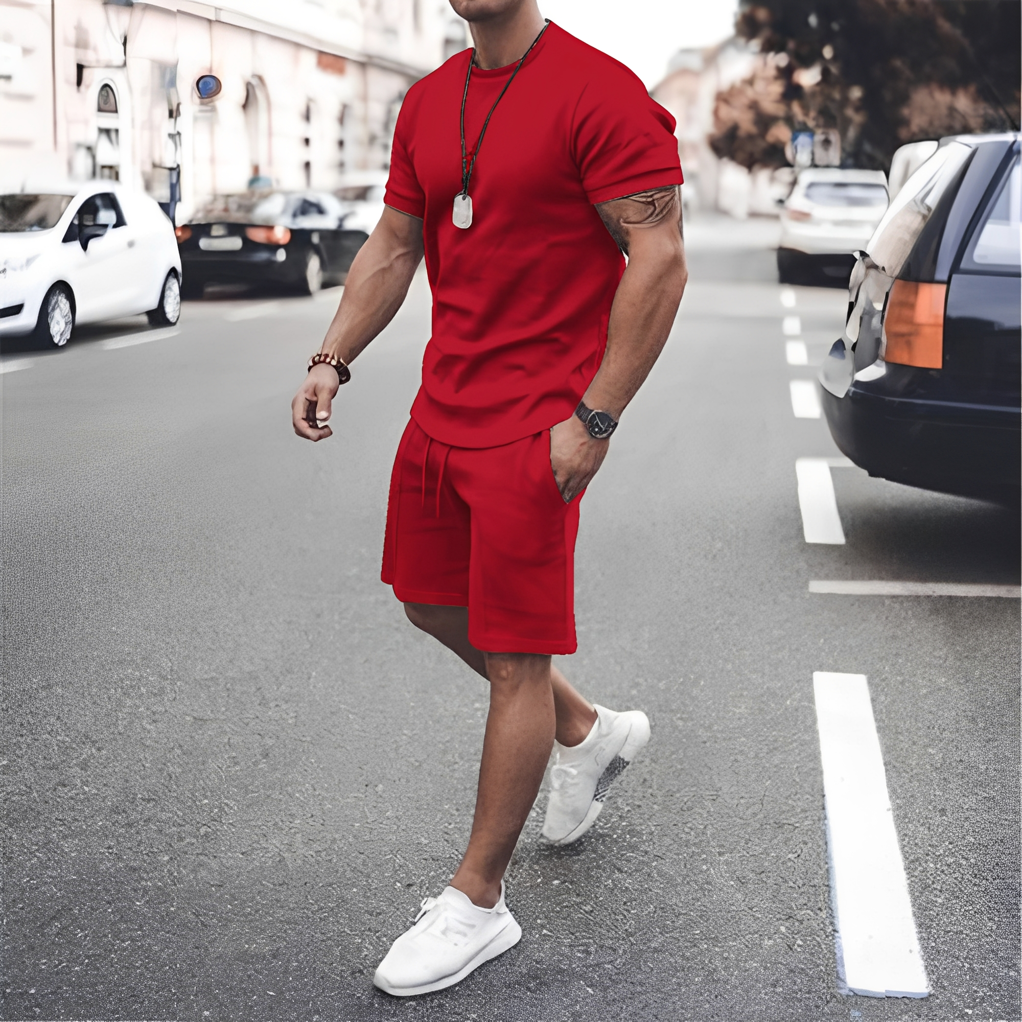 Stevie - Męski Zestaw Dwuczęściowy - Na Co Dzień i Relaks