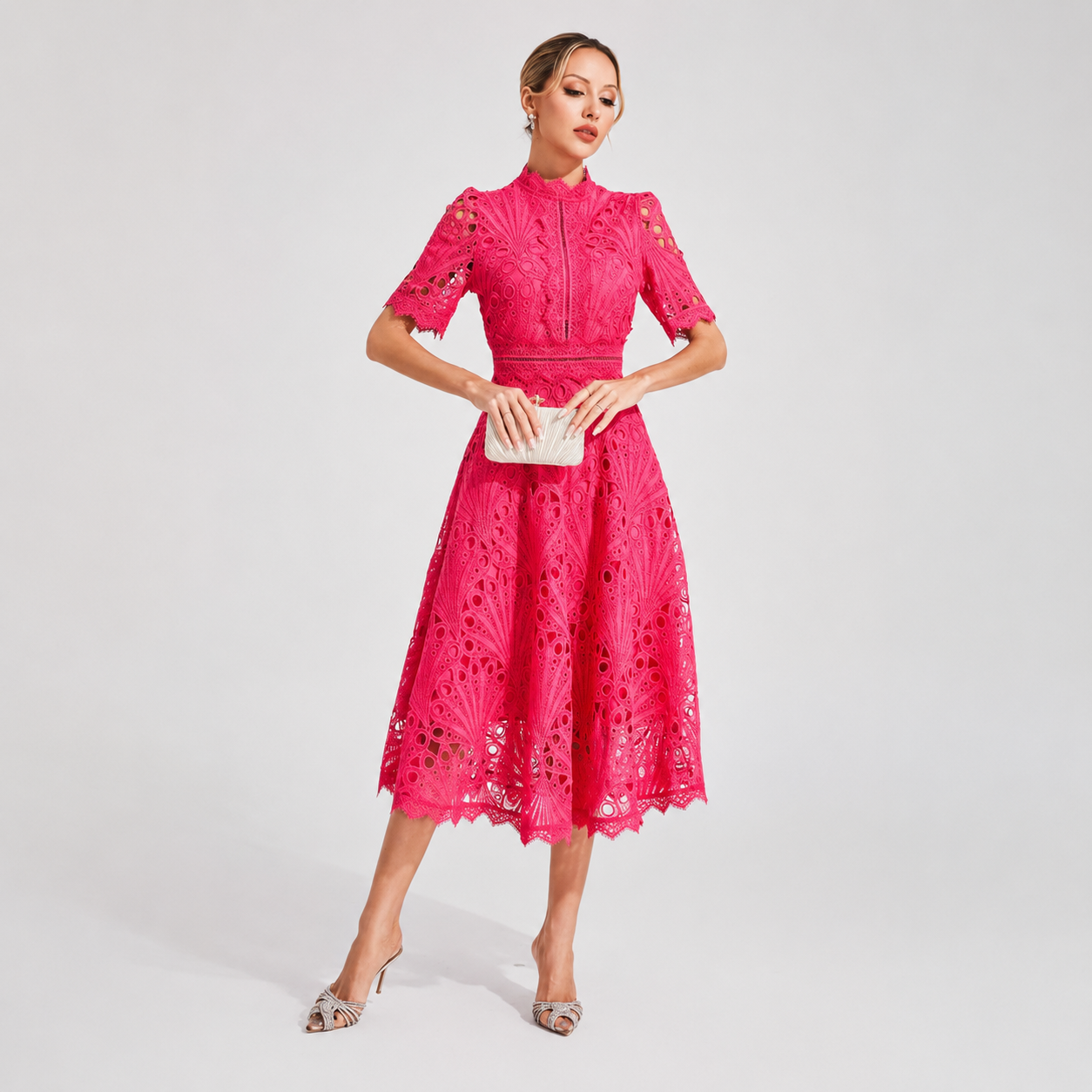 Hallie - Elegancka Sukienka Midi