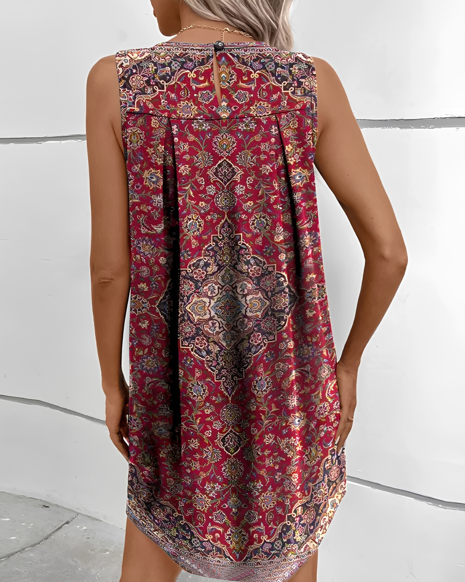 Caryl - Elegancka Boho Sukienka Mini