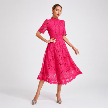 Hallie - Elegancka Sukienka Midi