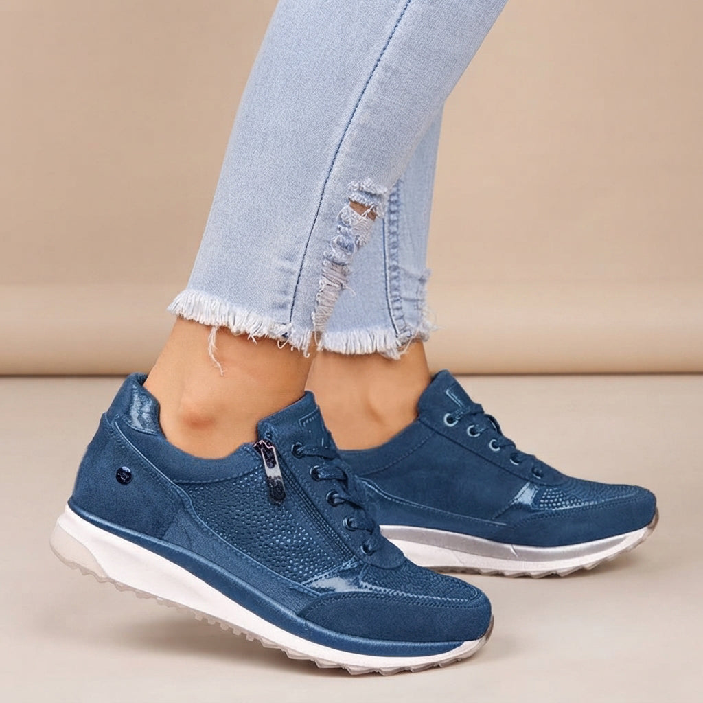 Gayle - Lekkie Sneakersy z Wiązaniami