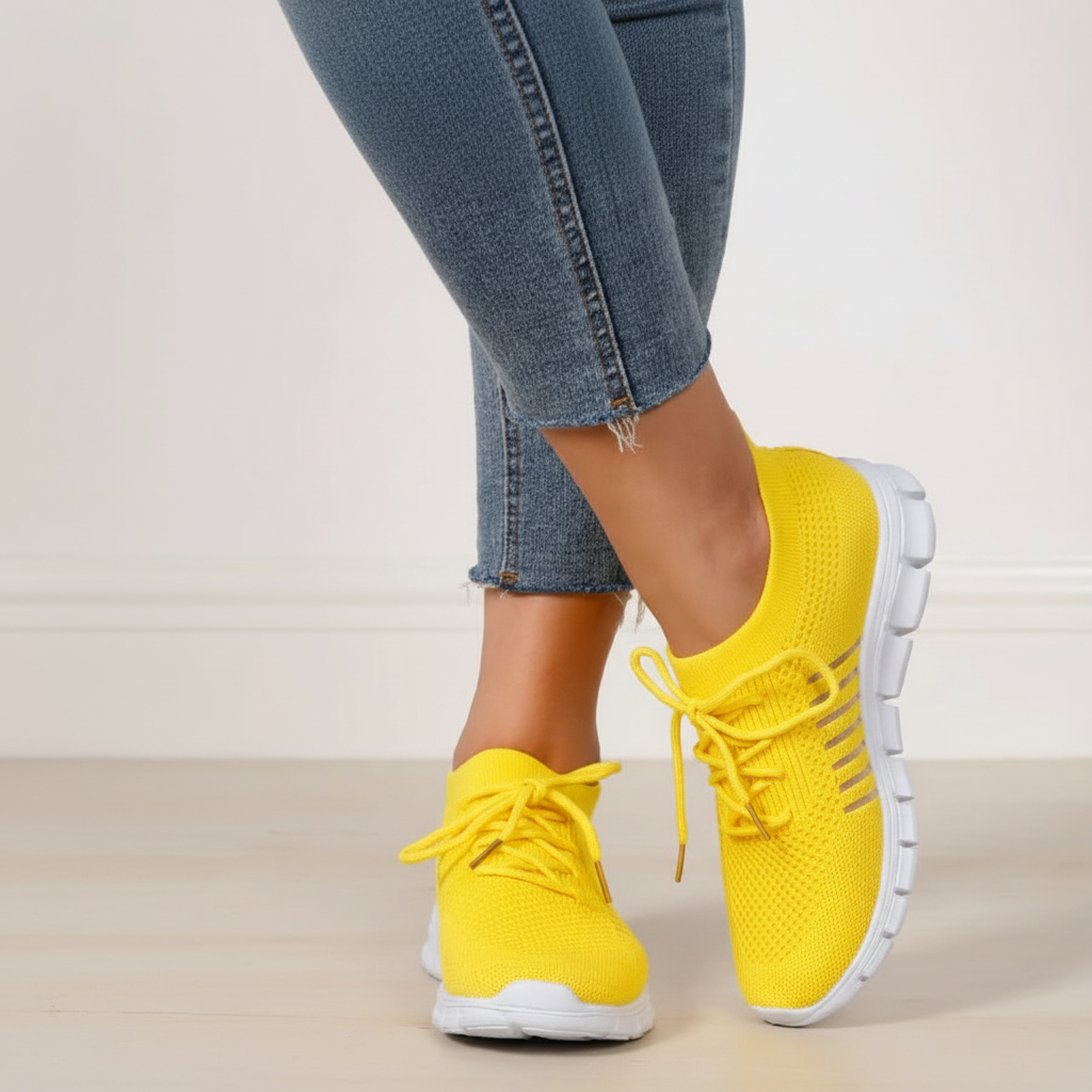 Vicky - Przewiewne sneakersy z sznurowadłami