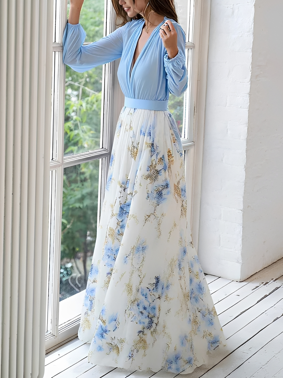 Cora - Elegancka Sukienka Maxi