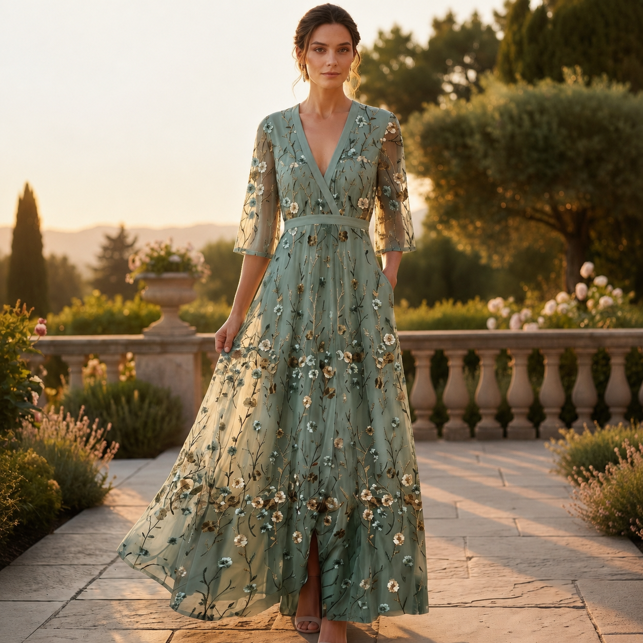 Florence - Stylowa i Zwiewna Sukienka Maxi