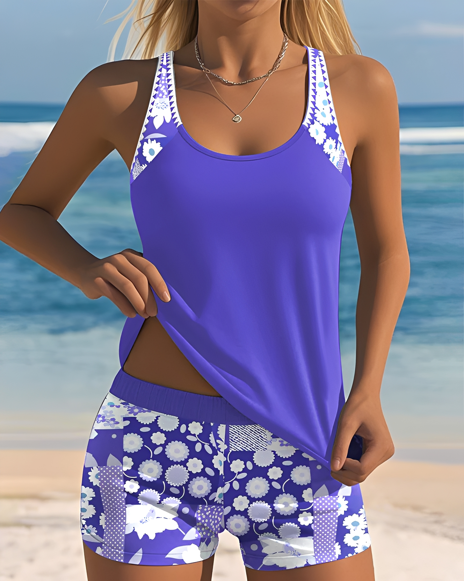 Jasmeen - Nowoczesny Komplet Tankini