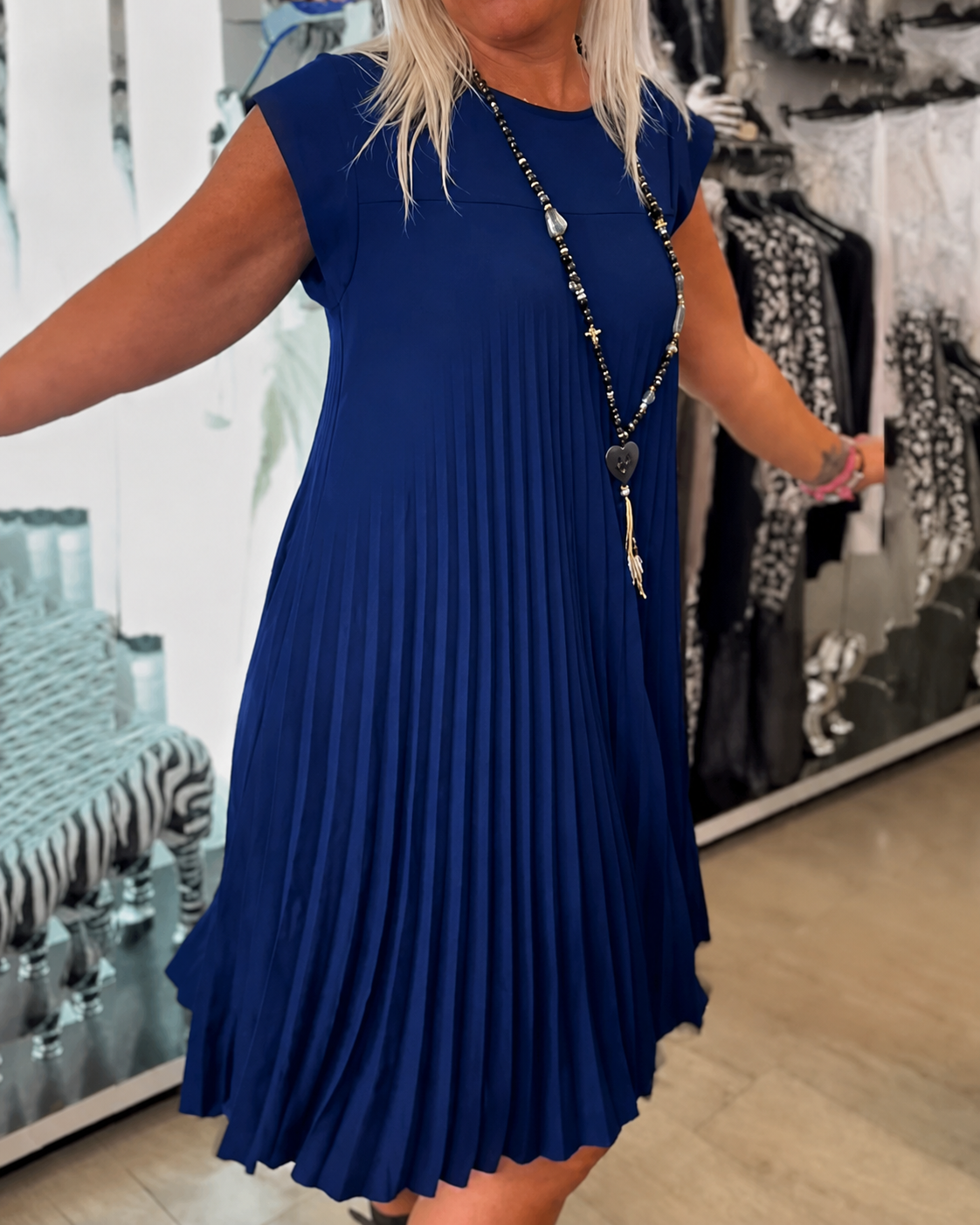 Angélique - Lekka plisowana sukienka