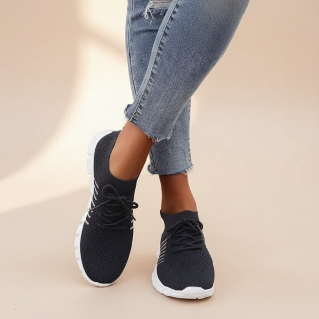 Vicky - Przewiewne sneakersy z sznurowadłami