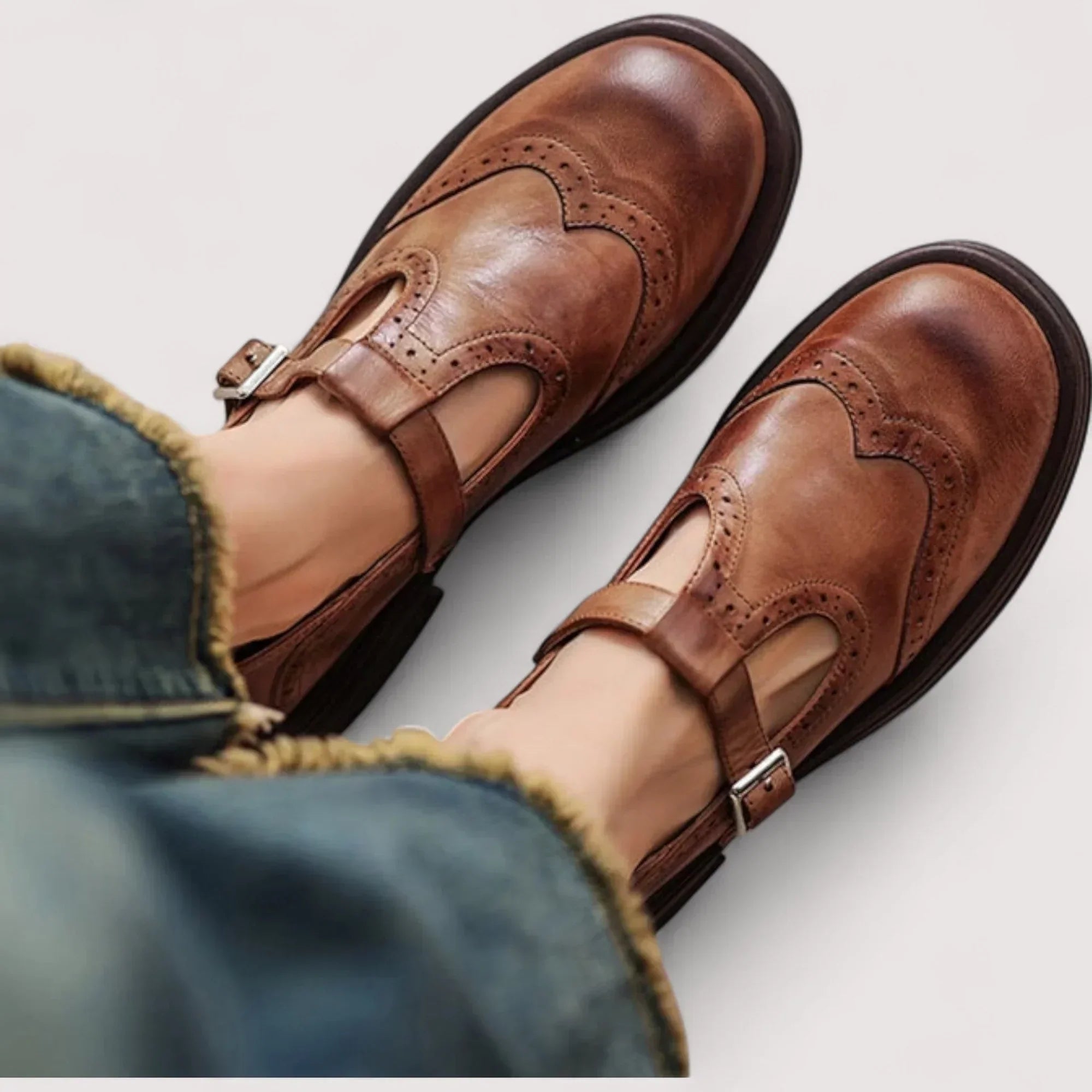 Claudia- Eleganckie damskie buty typu Mary Jane