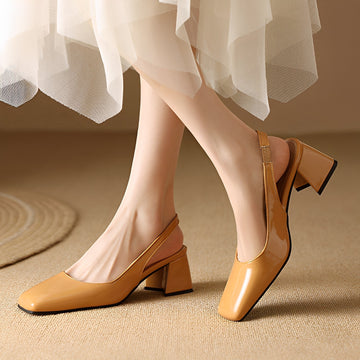 Kristen - Modne buty na kwadratowym obcasie