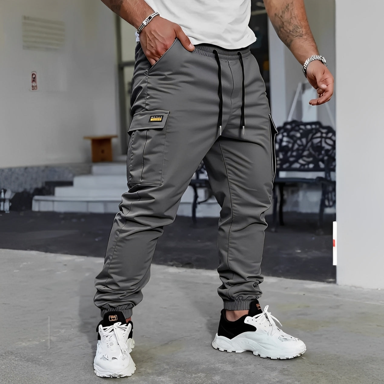 Milton - Wygodne Spodnie Jogger