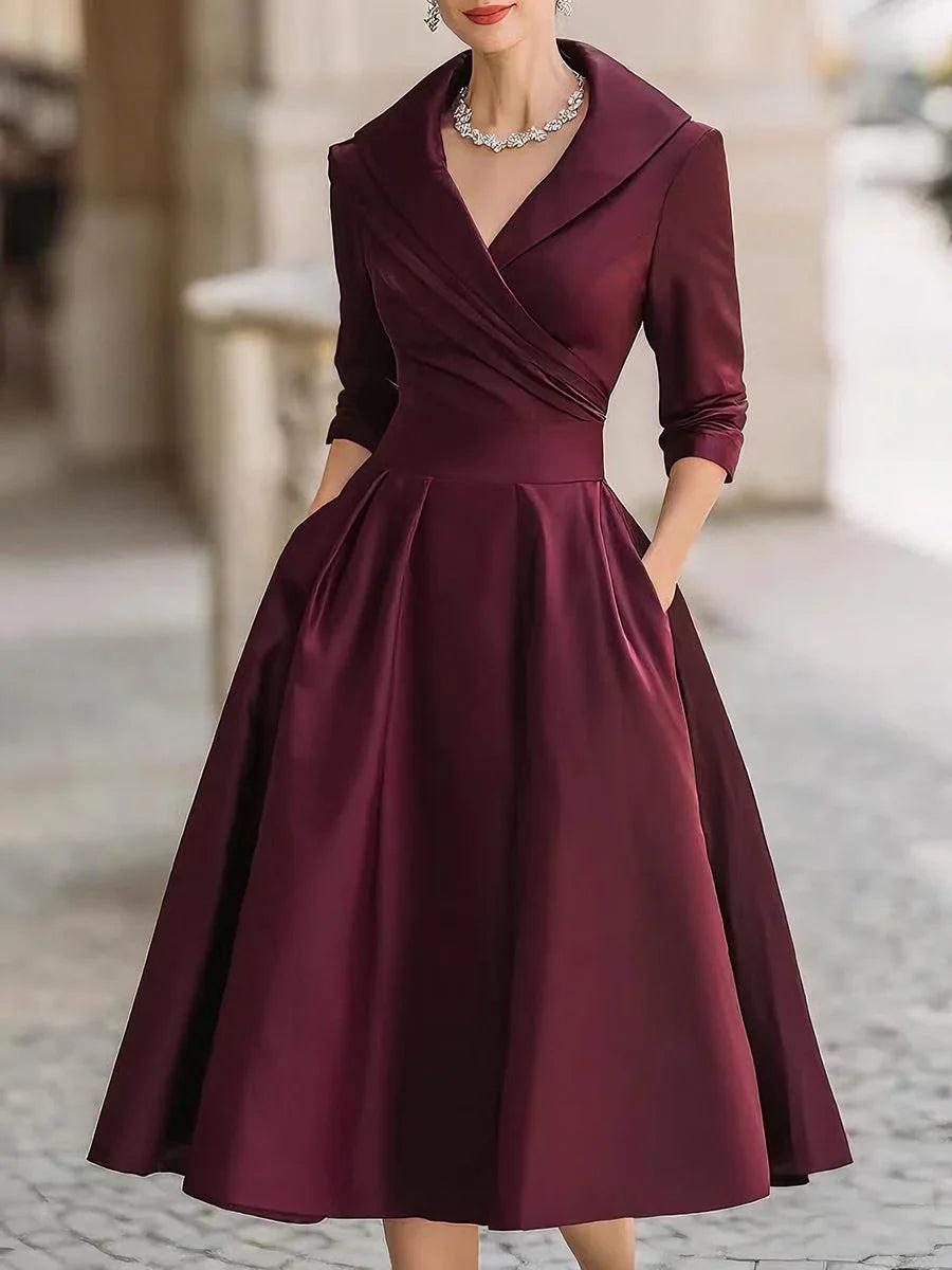 Reece – Elegancka Sukienka w Stylu Vintage dla Kobiet