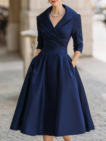 Reece – Elegancka Sukienka w Stylu Vintage dla Kobiet