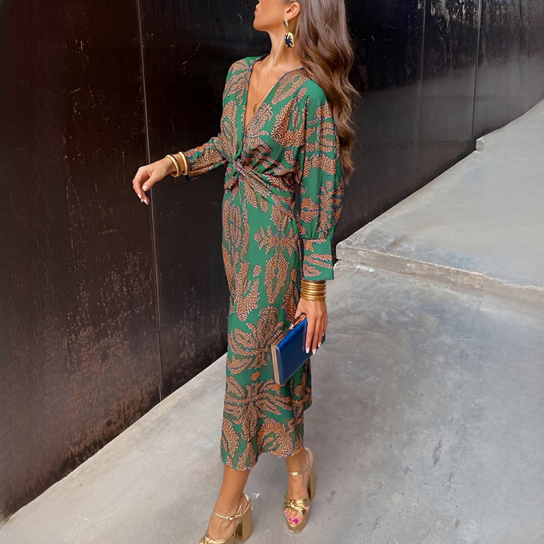 Elsie - Stylowa sukienka maxi