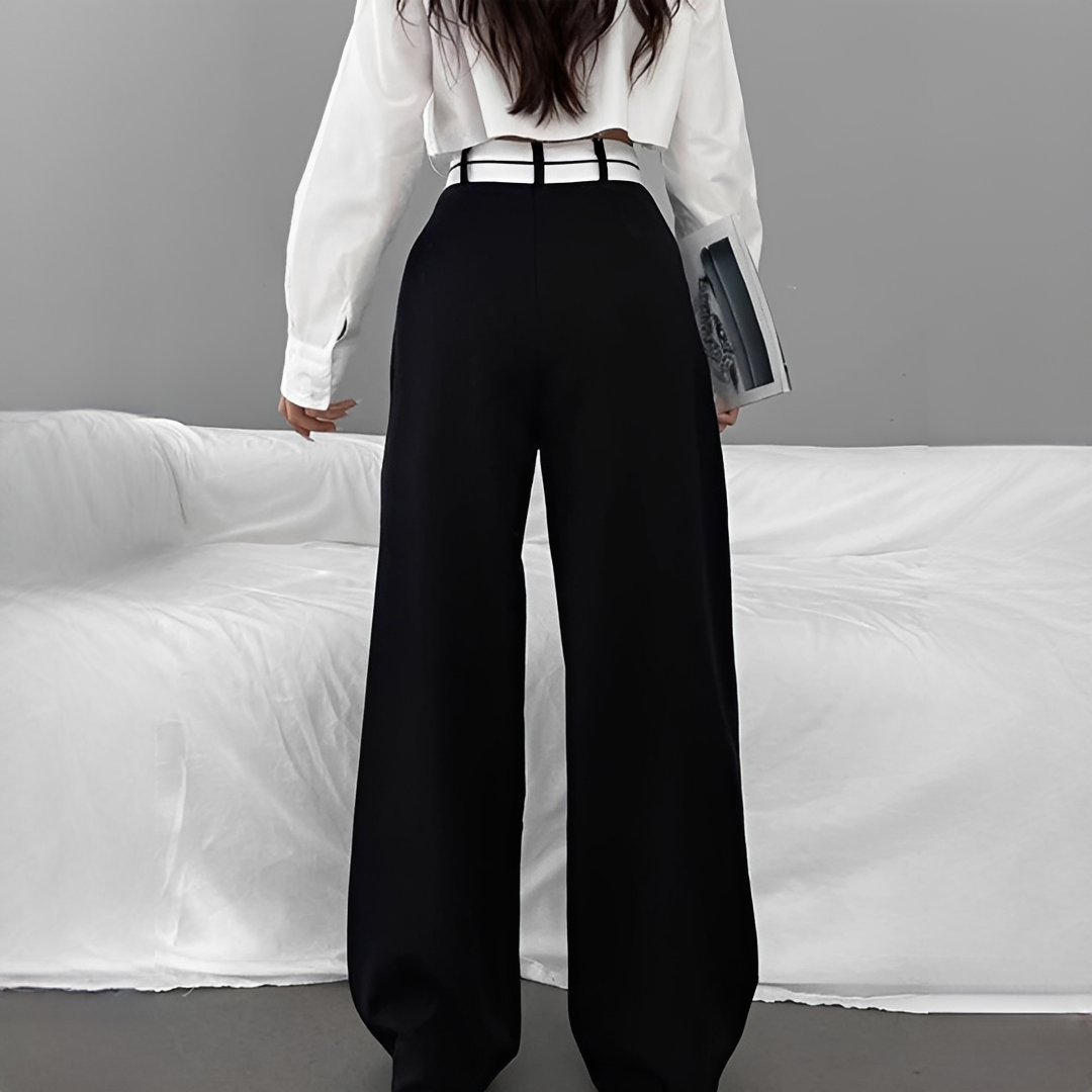 Aurilla - Eleganckie szerokie spodnie