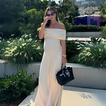Effie - Elegancka Maxi Sukienka z Gorsetowym Topem