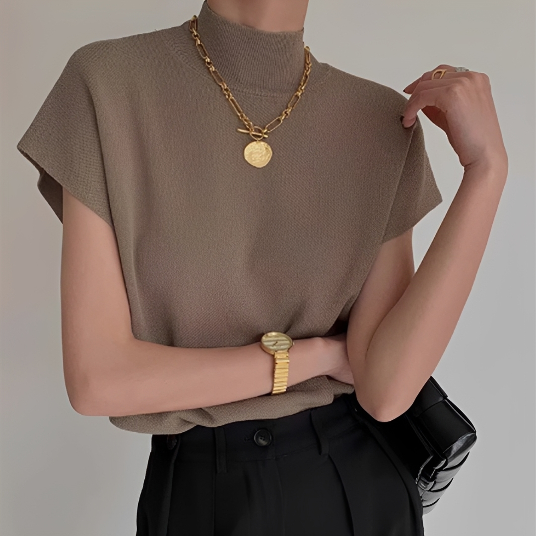 Lesley - Wygodna bluza z golfem