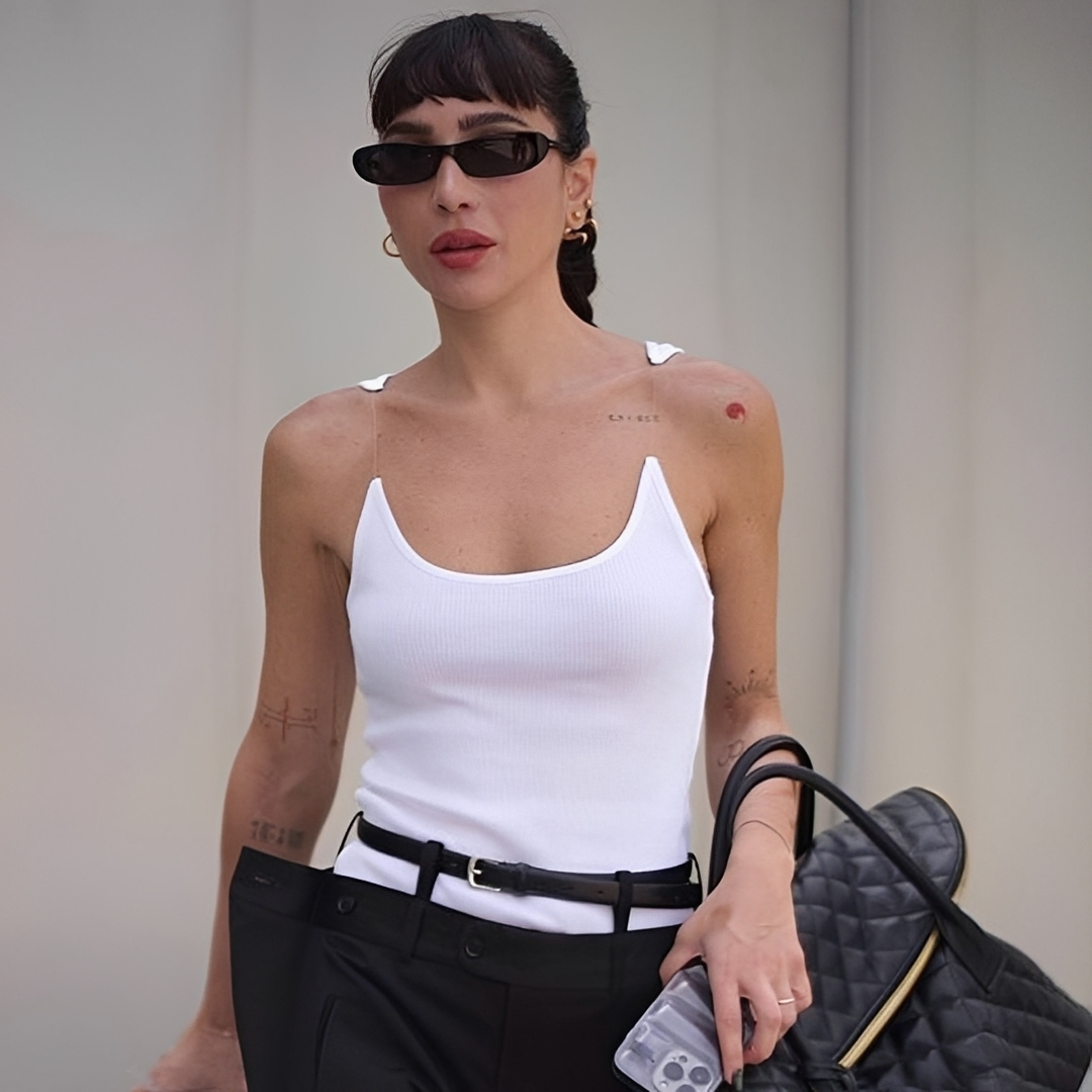 Maisie - Stylowy Top na Ramiączkach
