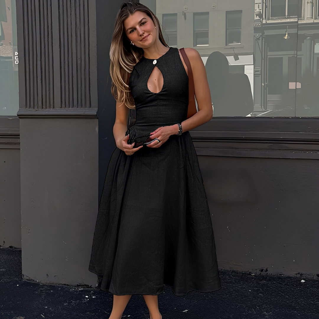 Chelou - Plisowana Sukienka Maxi