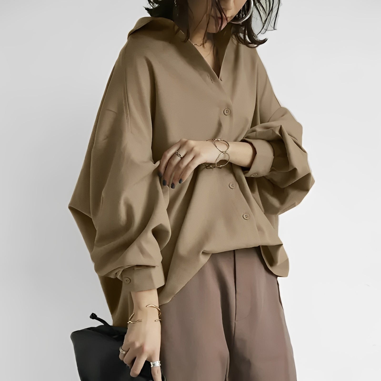 Brittney - Luźna bluzka oversize