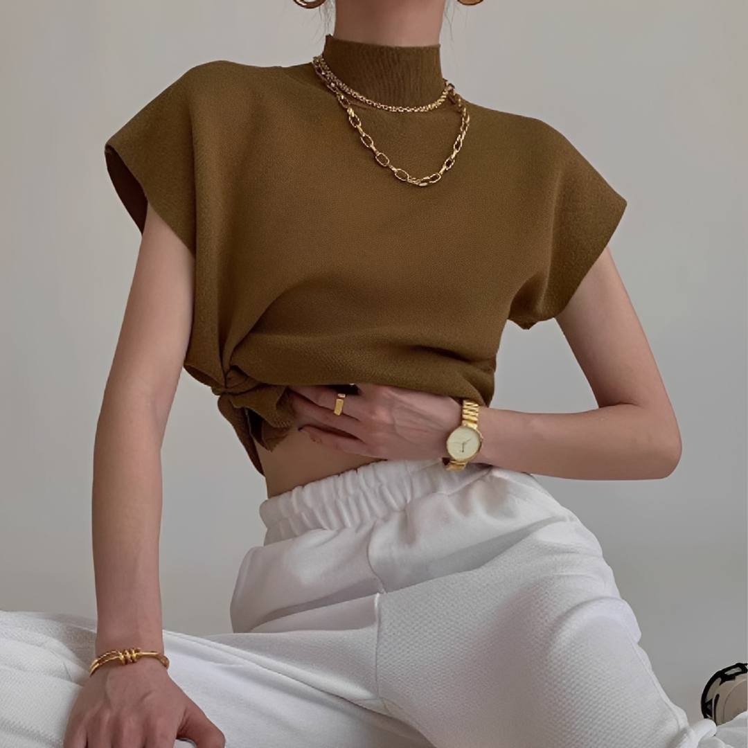 Lesley - Wygodna bluza z golfem
