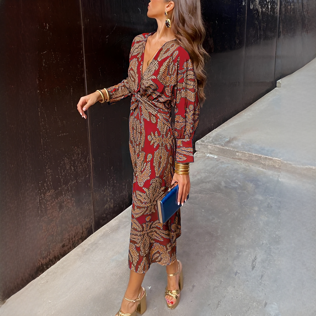 Elsie - Stylowa sukienka maxi