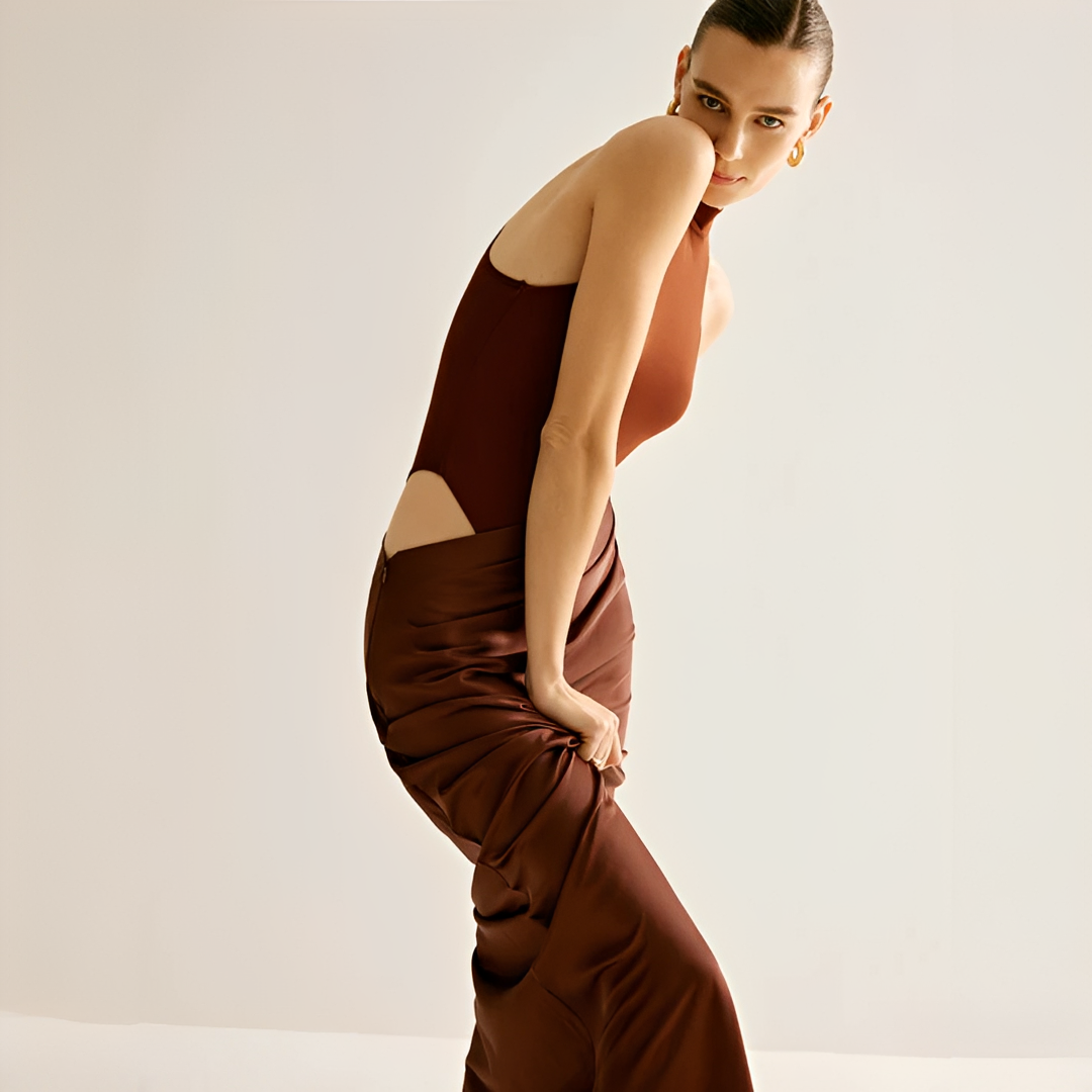 Shyanne - Modna Obcisła Sukienka Maxi