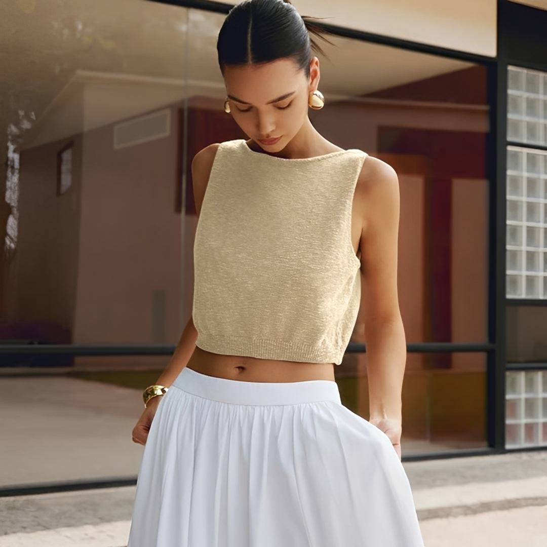 Arianne - Stylowy top na ramiączkach