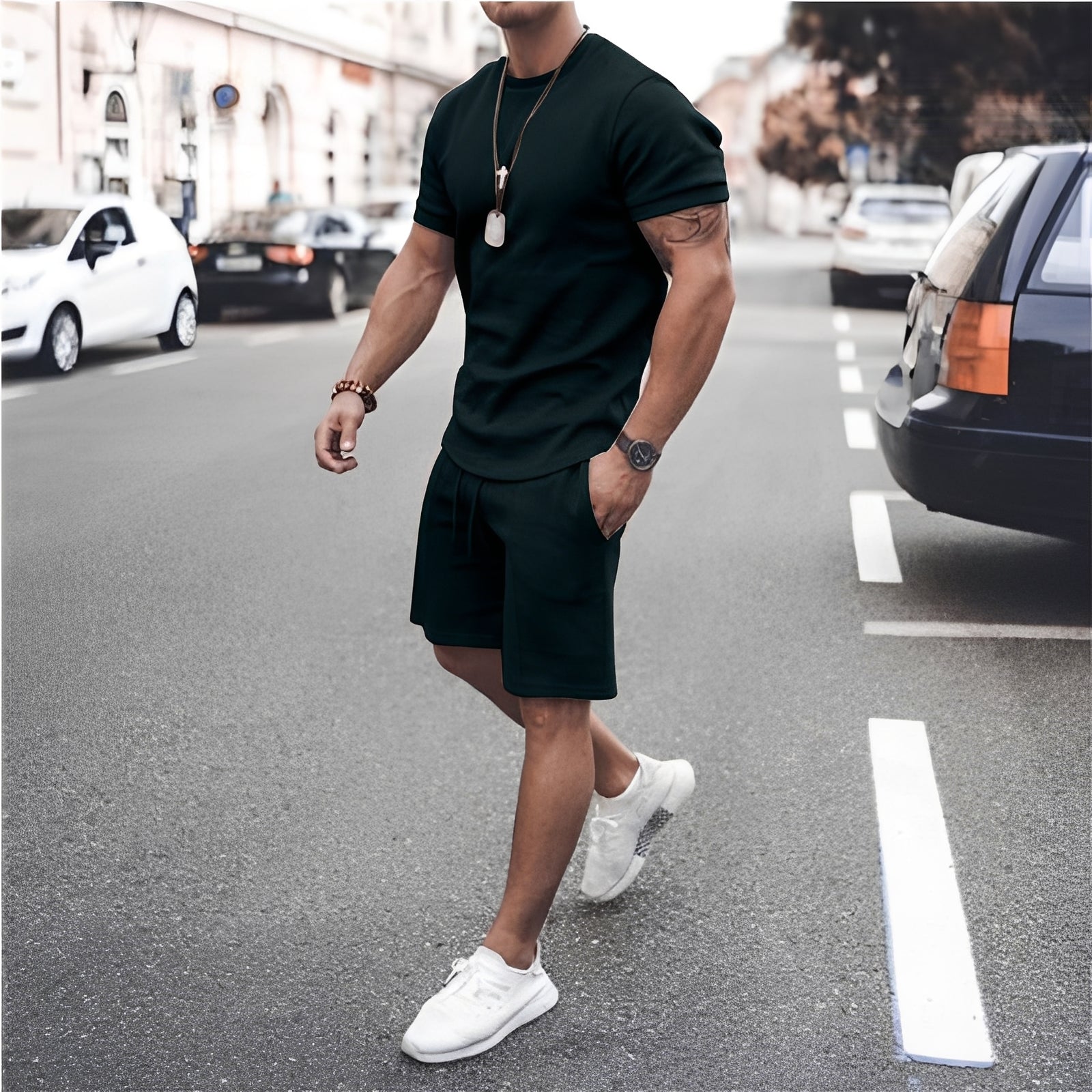 Stevie - Męski Zestaw Dwuczęściowy - Na Co Dzień i Relaks