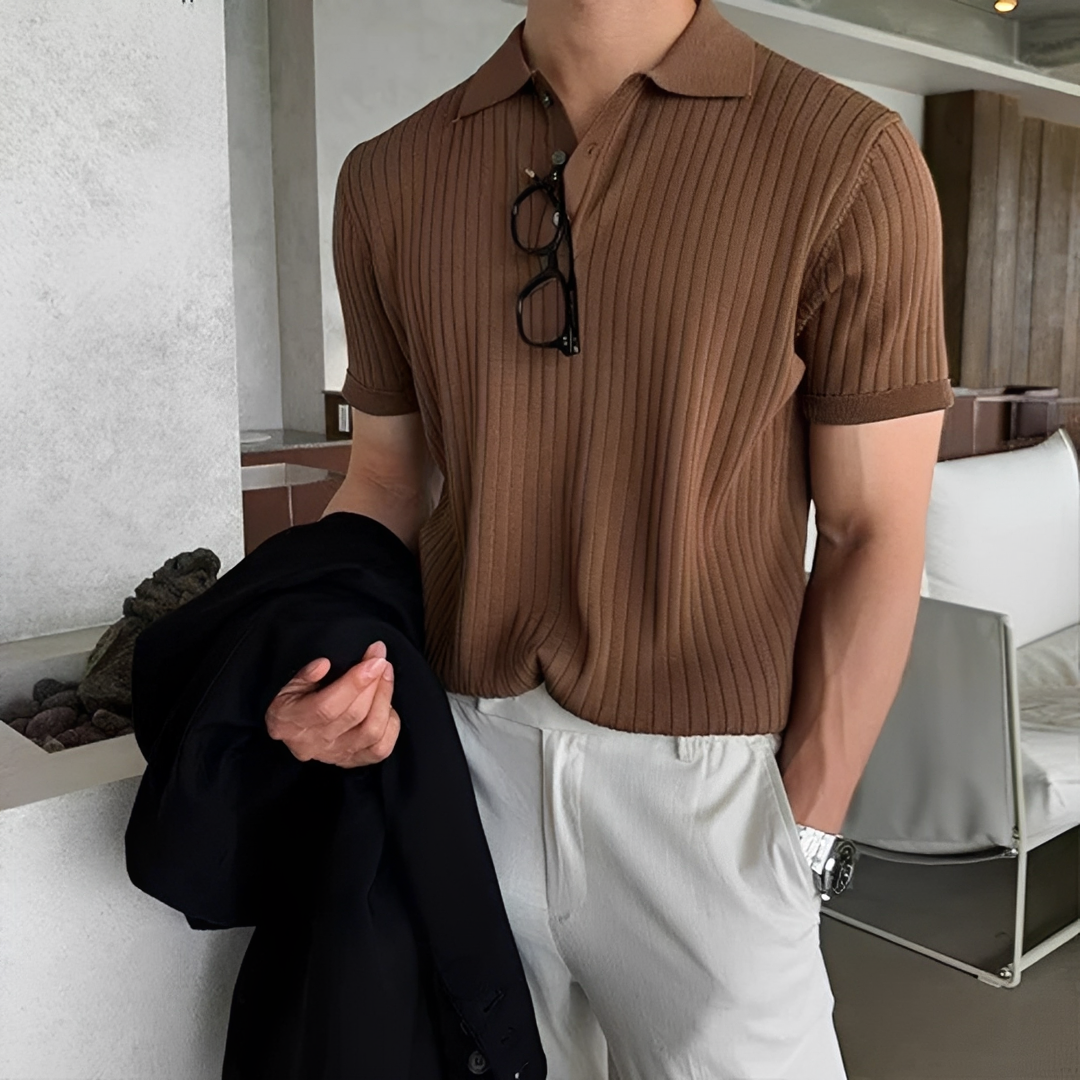Theodore - Casualowa koszulka polo