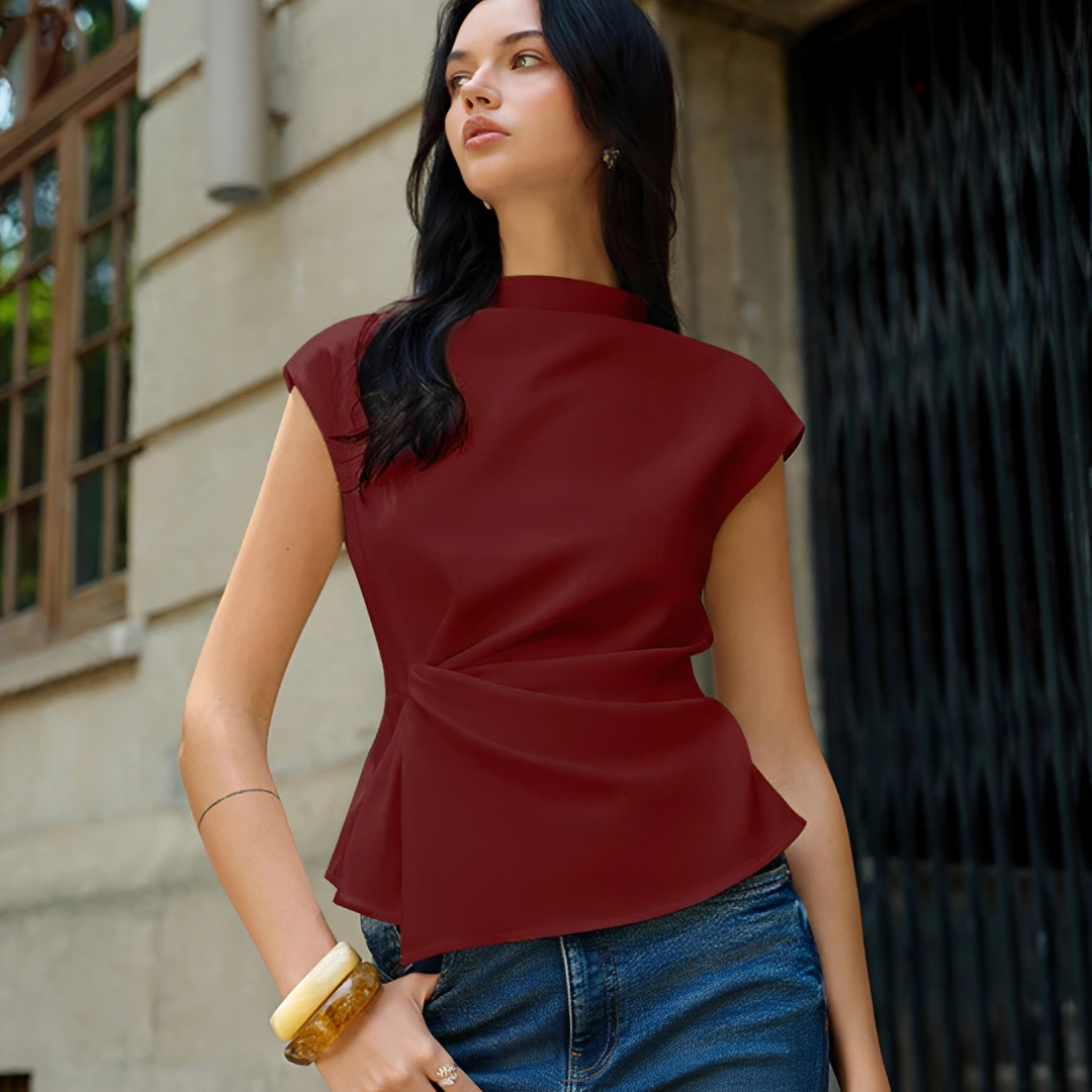 Nevaeh - Stylowy top bez rękawów