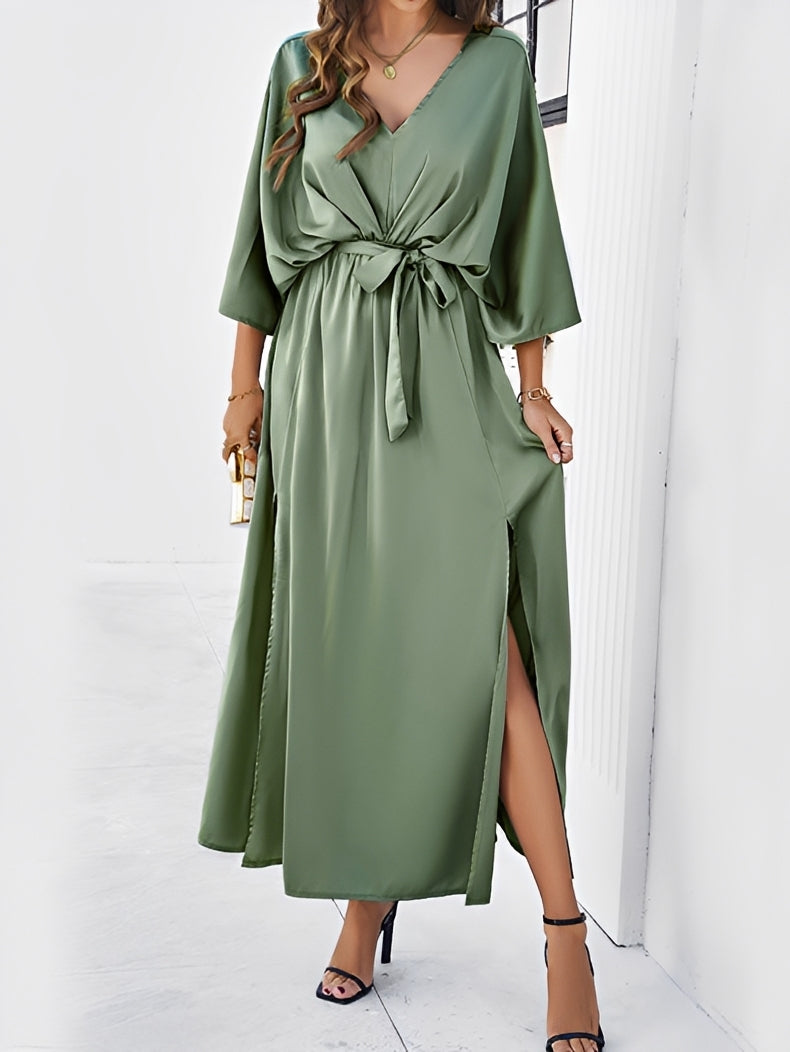 Eleanor - Stylowa i Swobodna Sukienka Maxi