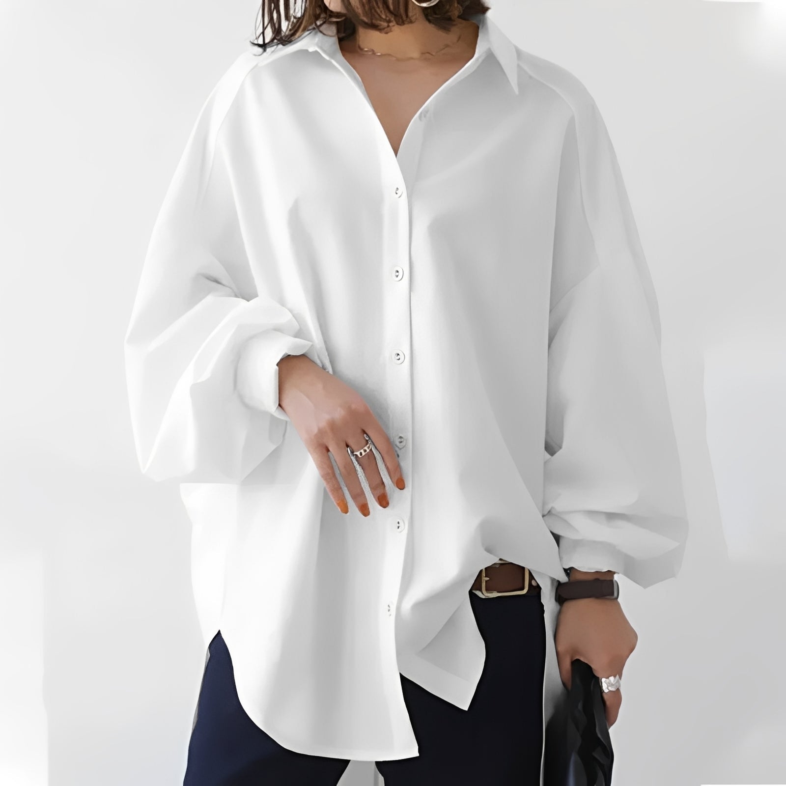Brittney - Luźna bluzka oversize