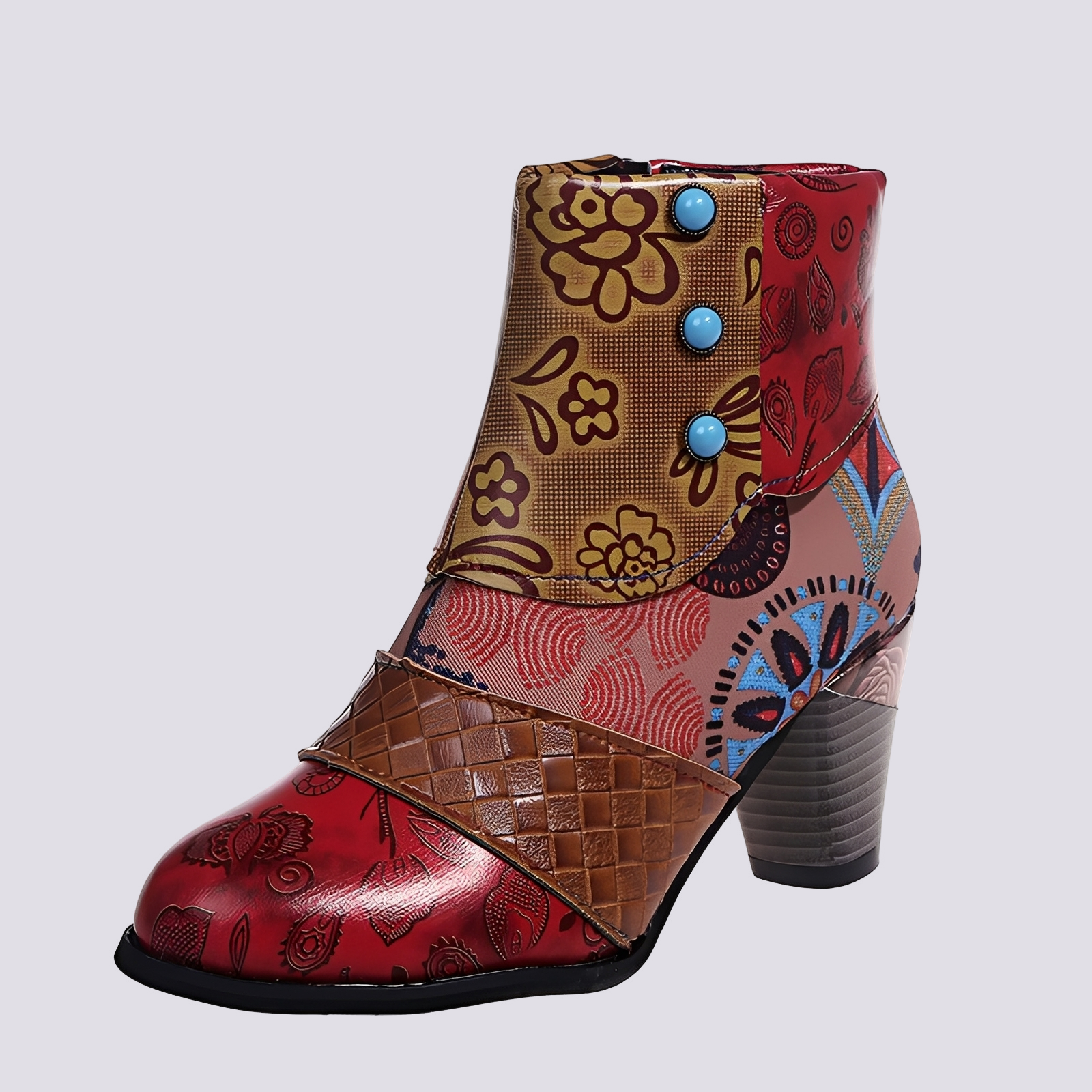 Emma - Kolorowe boho botki