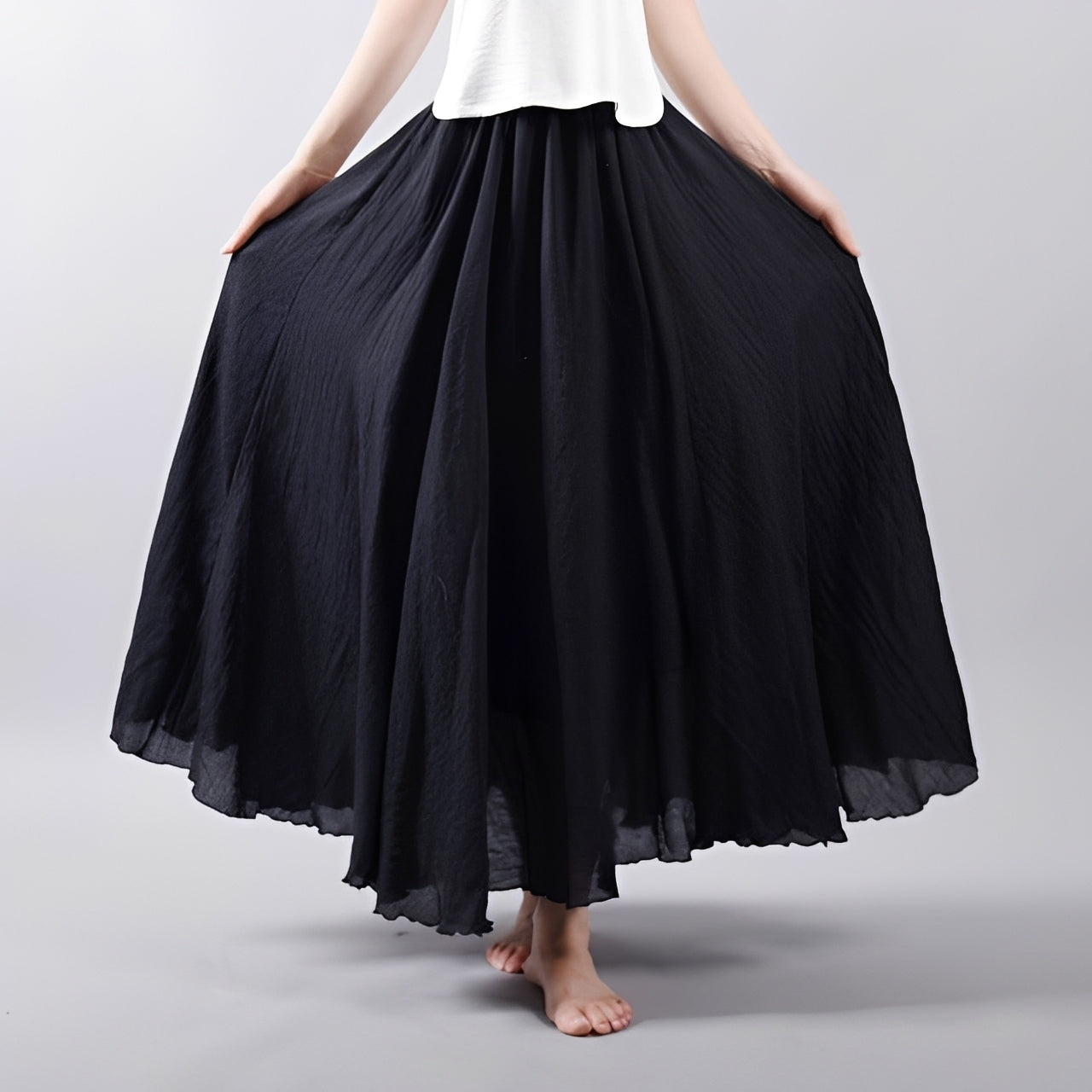 Alina - Lekka spódnica maxi w boho stylu