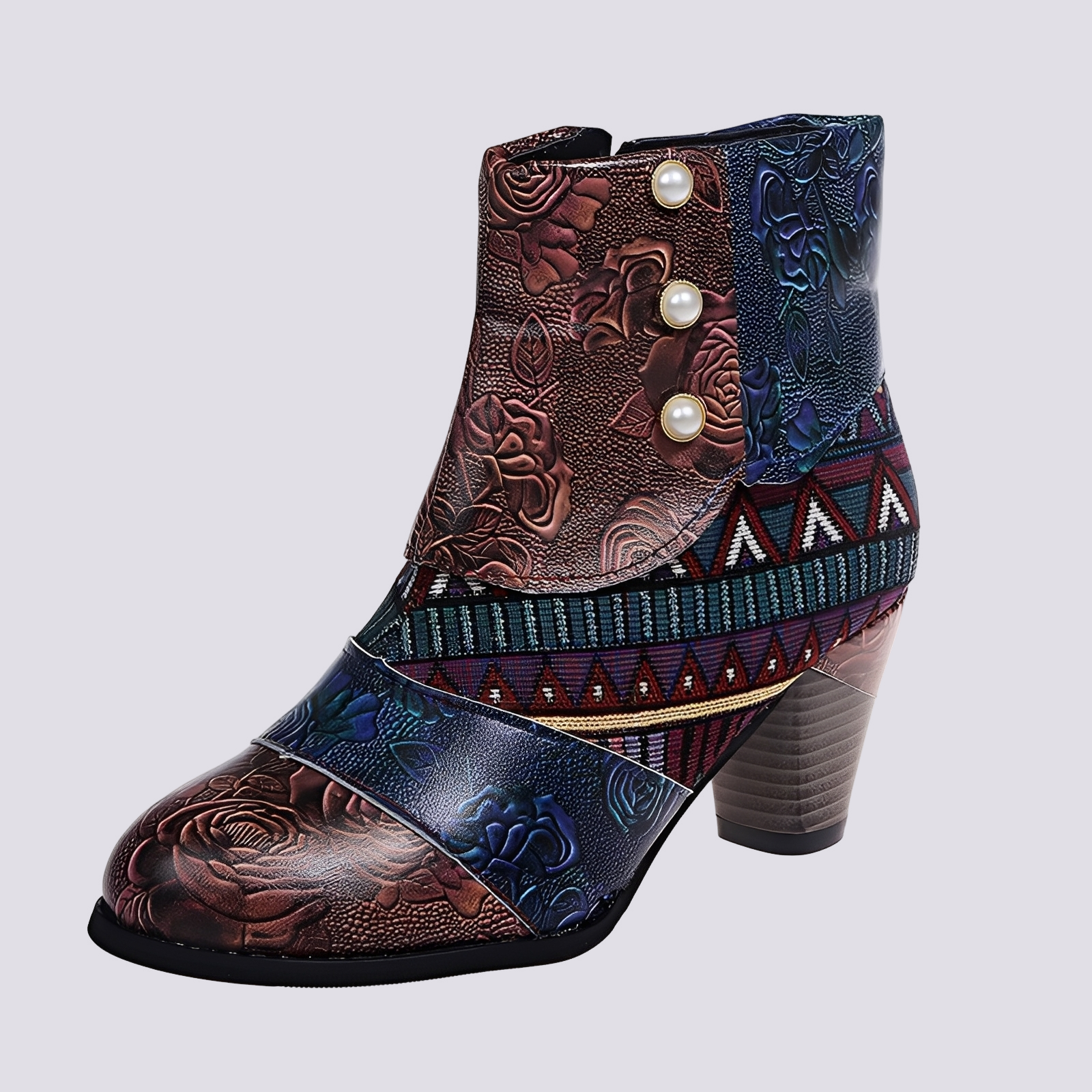 Emma - Kolorowe boho botki