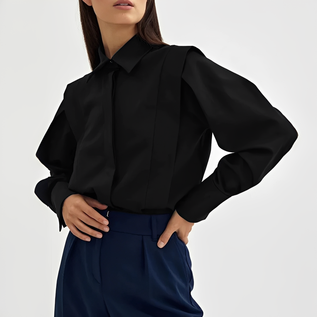 Cecile - Elegancka oversize'owa koszula