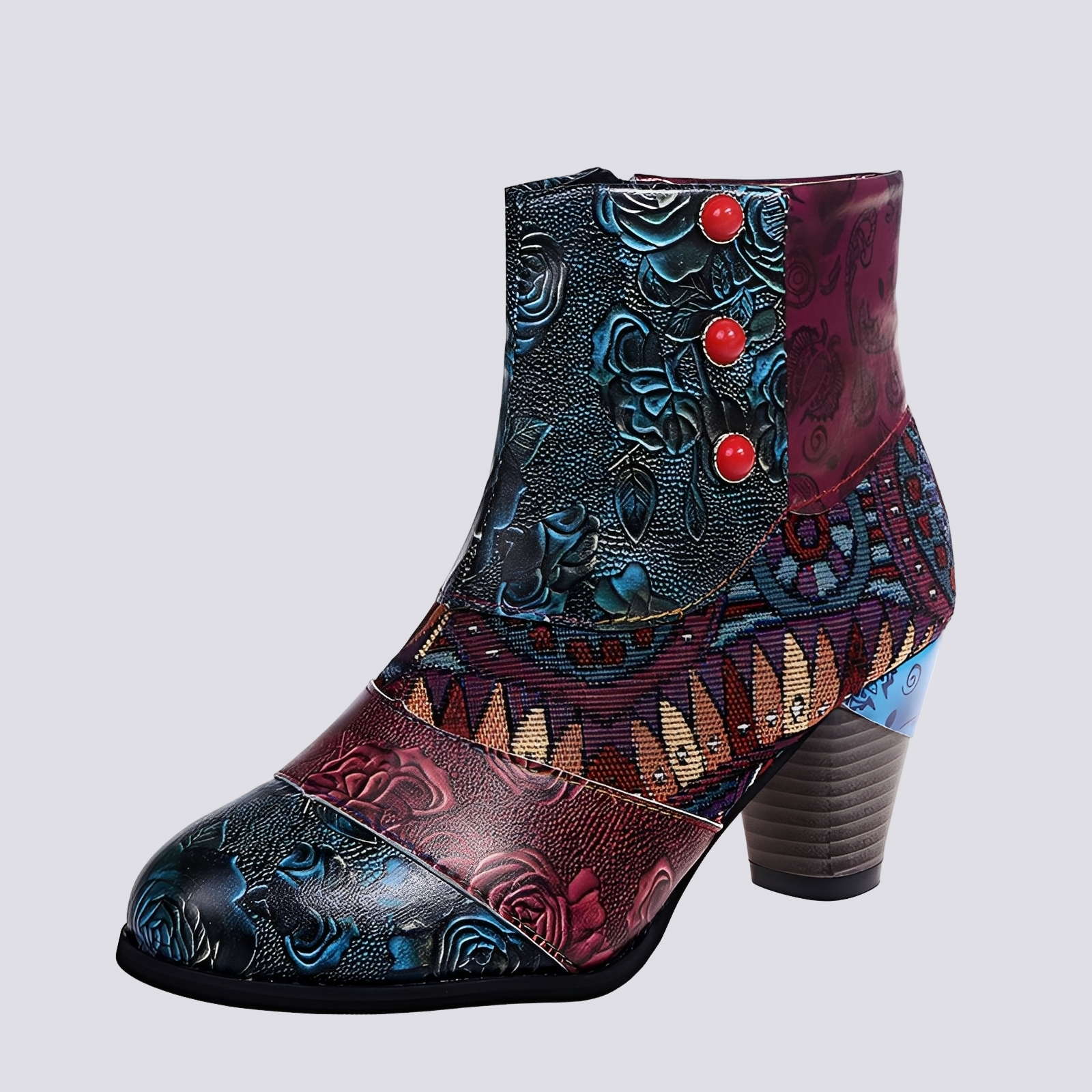 Emma - Kolorowe boho botki