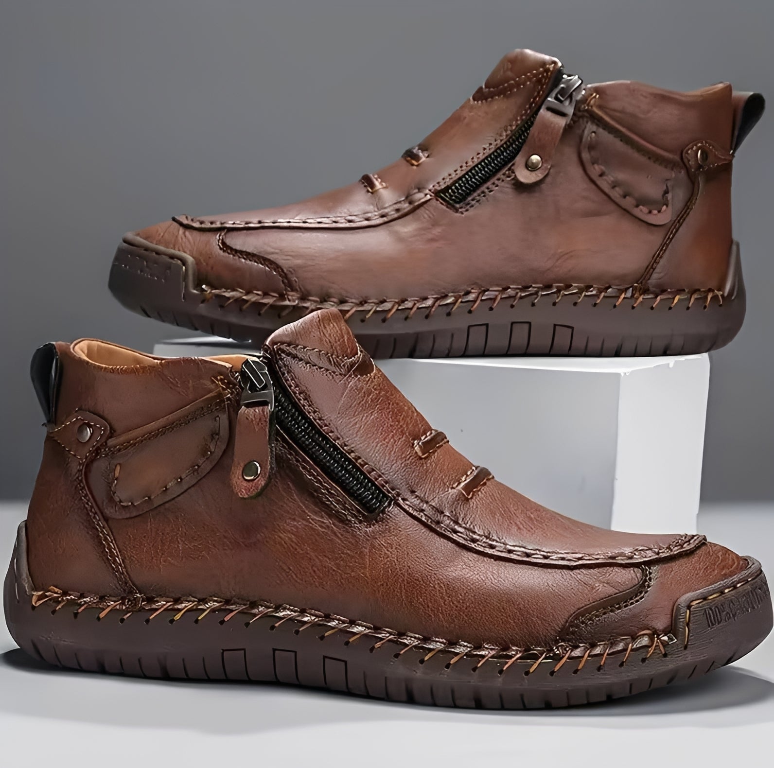 David - Stylowe Botki z Zamkiem