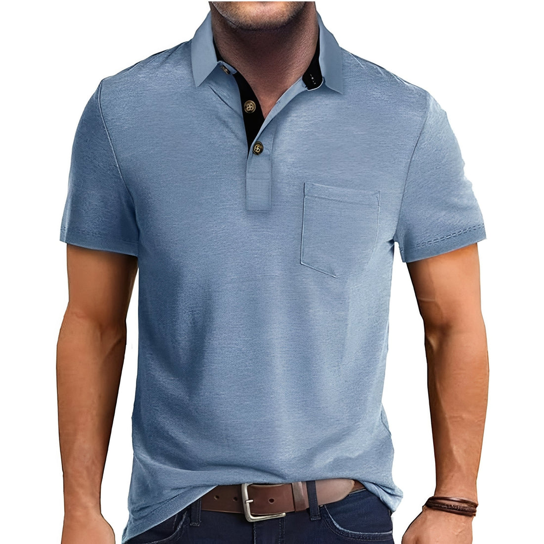 Hobbs - Swobodna Polo z Krótkimi Rękawami