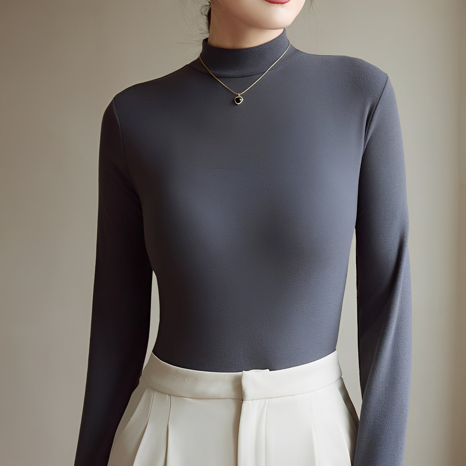 Antonette - Elegancki top z golfem