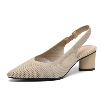 Dannon - Eleganckie Sandały na Obcasie typu Slingback
