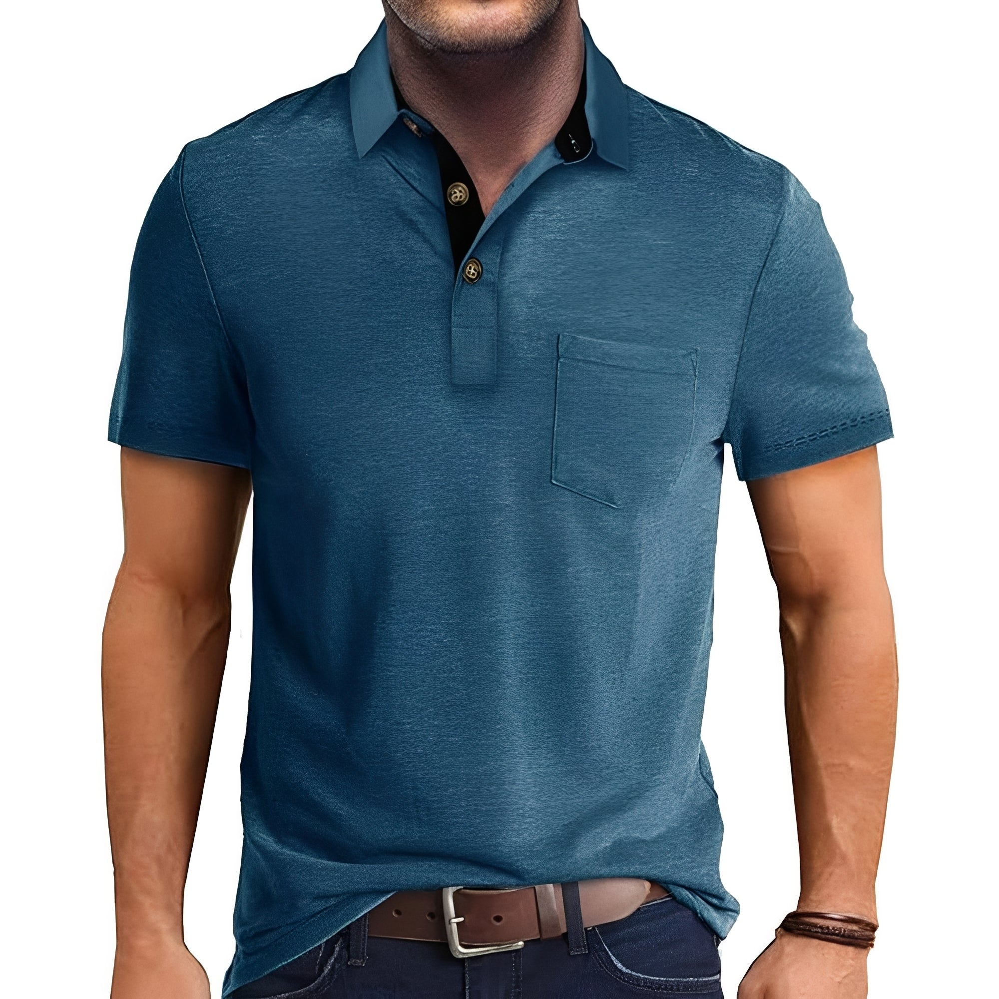 Hobbs - Swobodna Polo z Krótkimi Rękawami