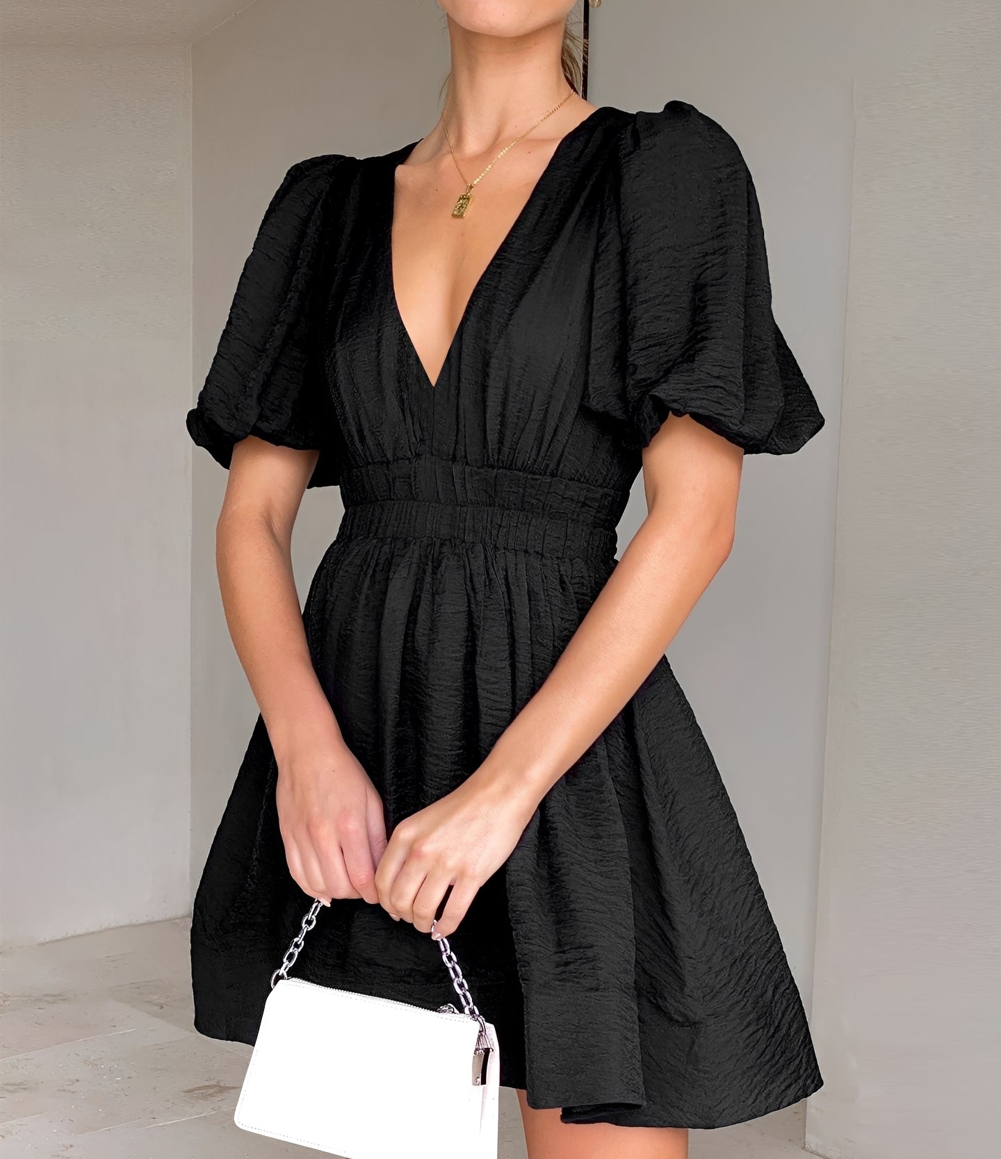 Caroline - Elegancka mini sukienka