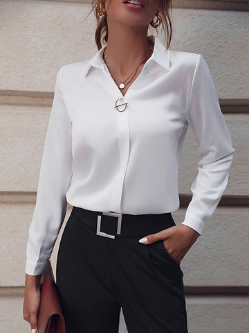 Erica - Stylowa koszula z długimi rękawami